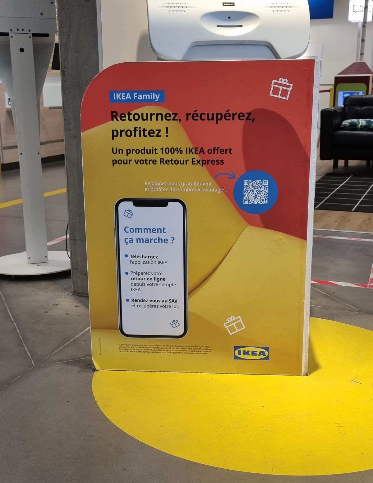 Affichage physique IKEA 2